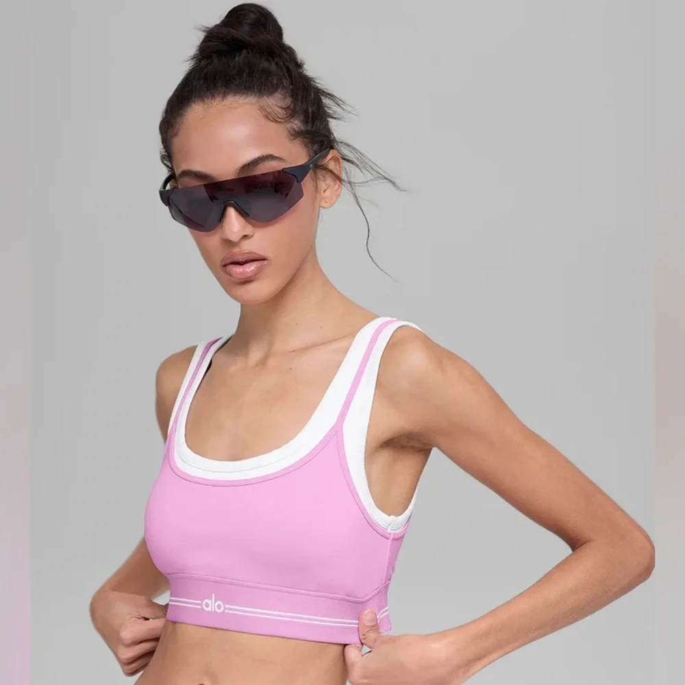 Alo Airbrush Better Together Bra + 7/8 High-Waist Airlift Legging New with Tags!